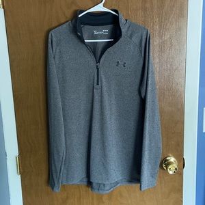 Under Armour Heat Gear Grey Half Zip